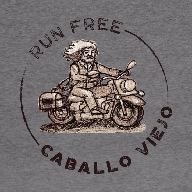 Caballo Viejo Corre Libre by Agua Design